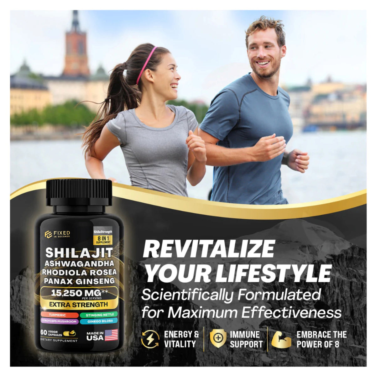 Shilajit Power ShilaStrength Blend - 15,250MG Energize Your Vitality!