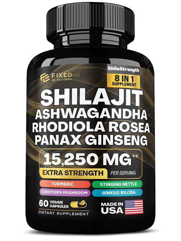 Vitality Boost Duo: Sea Moss 16-in-1 Magic Moss & Shilajit Power ShilaStrength Blend - Energize Your Life!